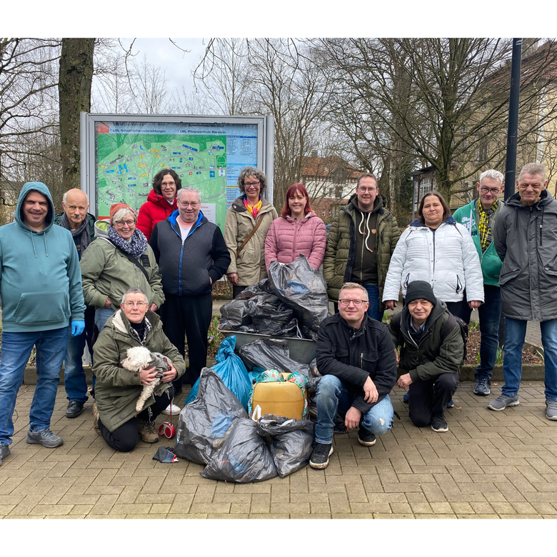 Gruppenfoto der Teilnehmenden des LWL-Wohnverbund Warstein