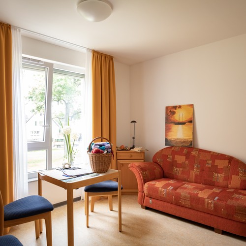 Ein Beispielzimmer im Karl-Winkelmann-Haus Werl.