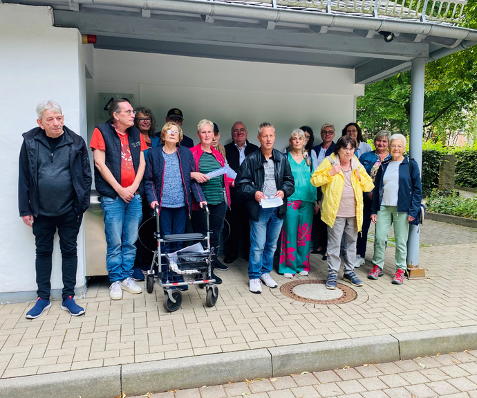Gruppenbild Meditative Wanderung 2025- Wohnverbund Warstein